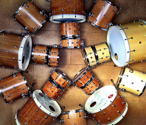 pentagon of drum kits