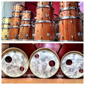 stave built drum kits